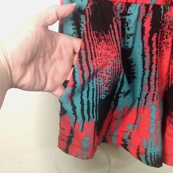 Fabletics Liza romper Heatwave print lightweight fabric, pockets, back zipper S - Picture 6 of 15